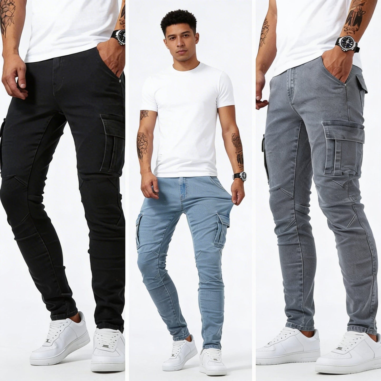 Leblanc™ | Jean cargo moderne