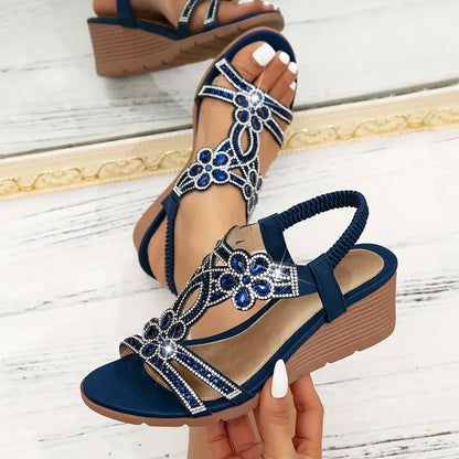 Chloé™ | Sandales compensées orthopédiques élégantes pour femmes