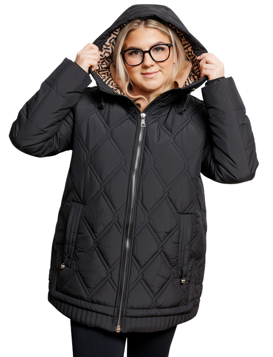 Éliane™ | Veste d’hiver chaude, légère et imperméable Plus Size