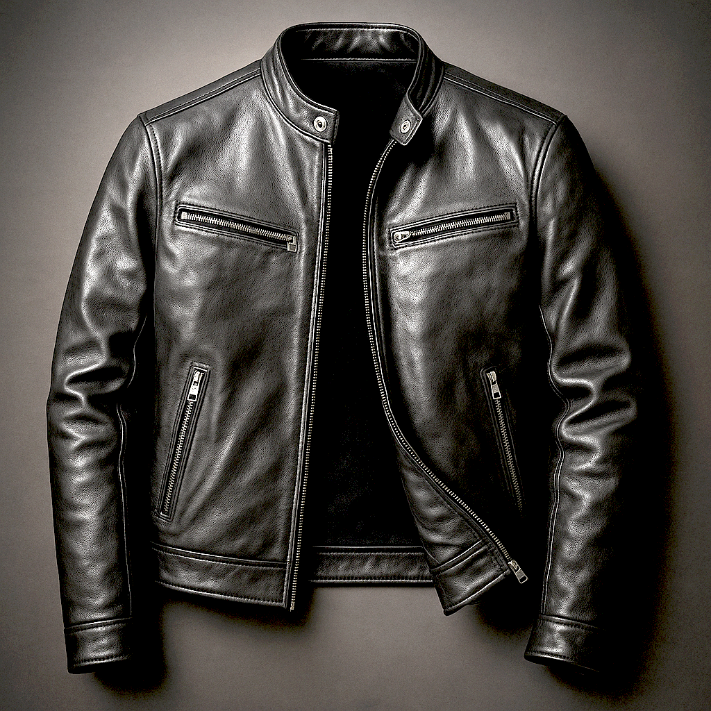 Romain™ | veste en cuir vintage