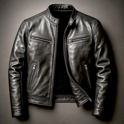 Romain™ | veste en cuir vintage