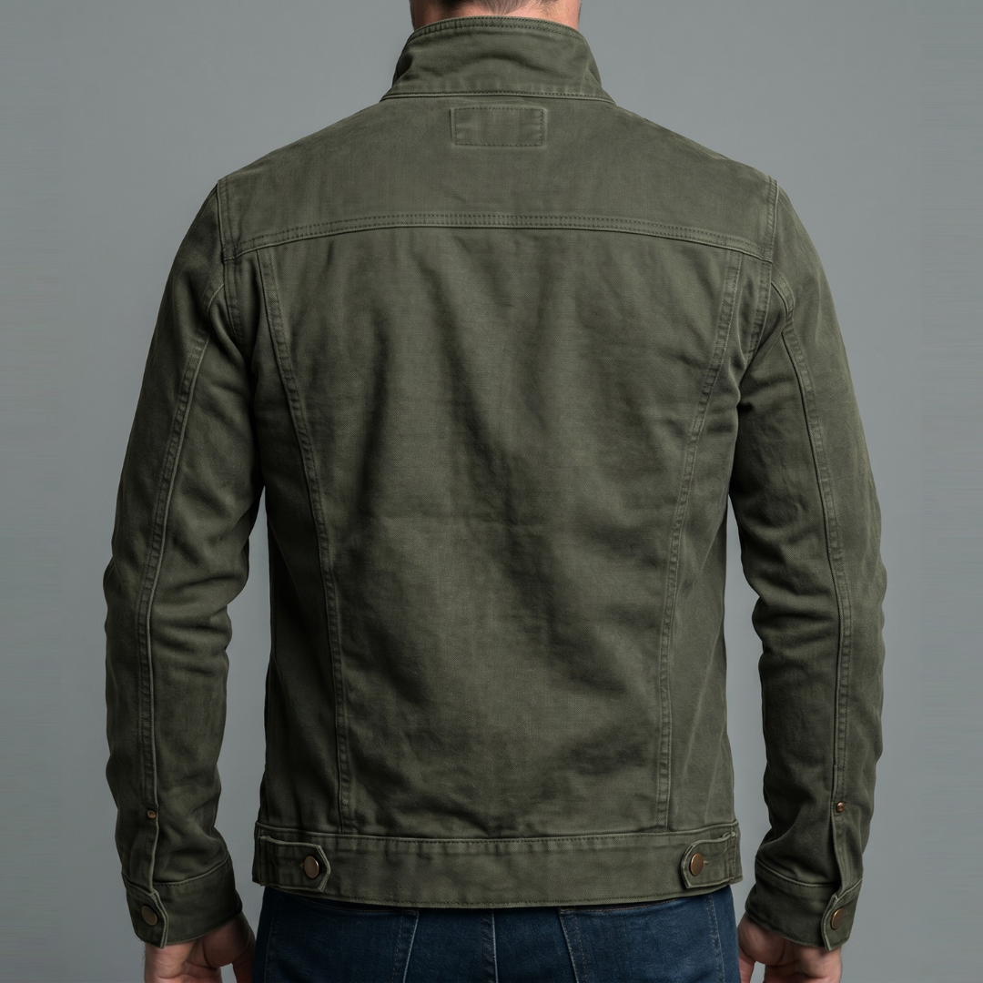 François™ | Veste vintage en coton avec fermeture zippée