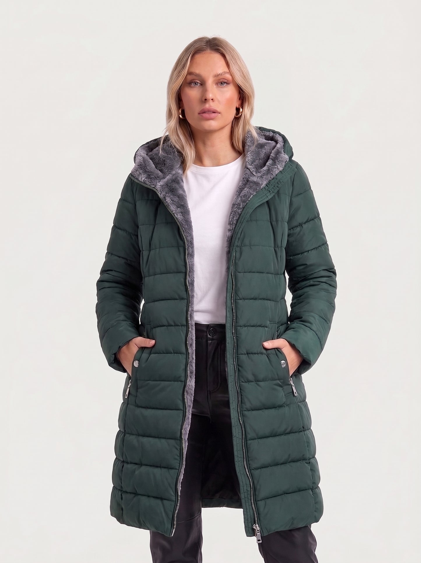Marguerite™ — Veste matelassée chaude confortable élégante