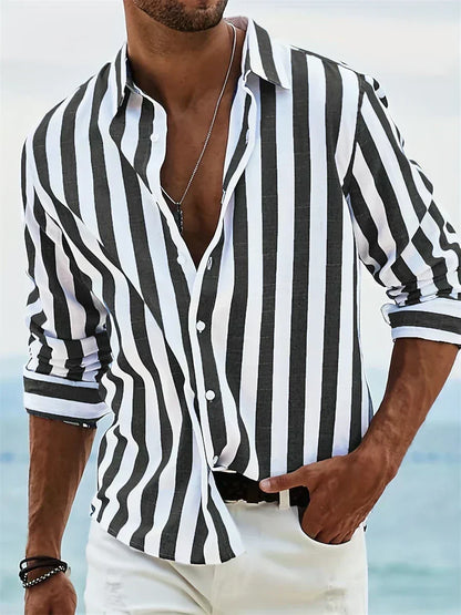 Thomas™ | Chemise Rayée Été Légère