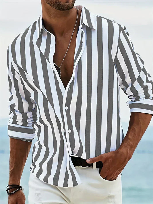 Thomas™ | Chemise Rayée Été Légère