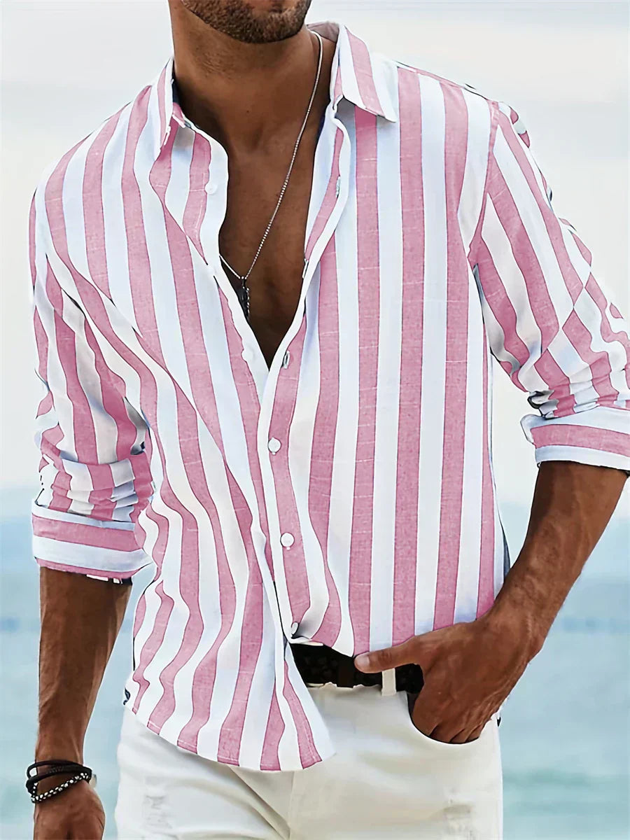 Thomas™ | Chemise Rayée Été Légère