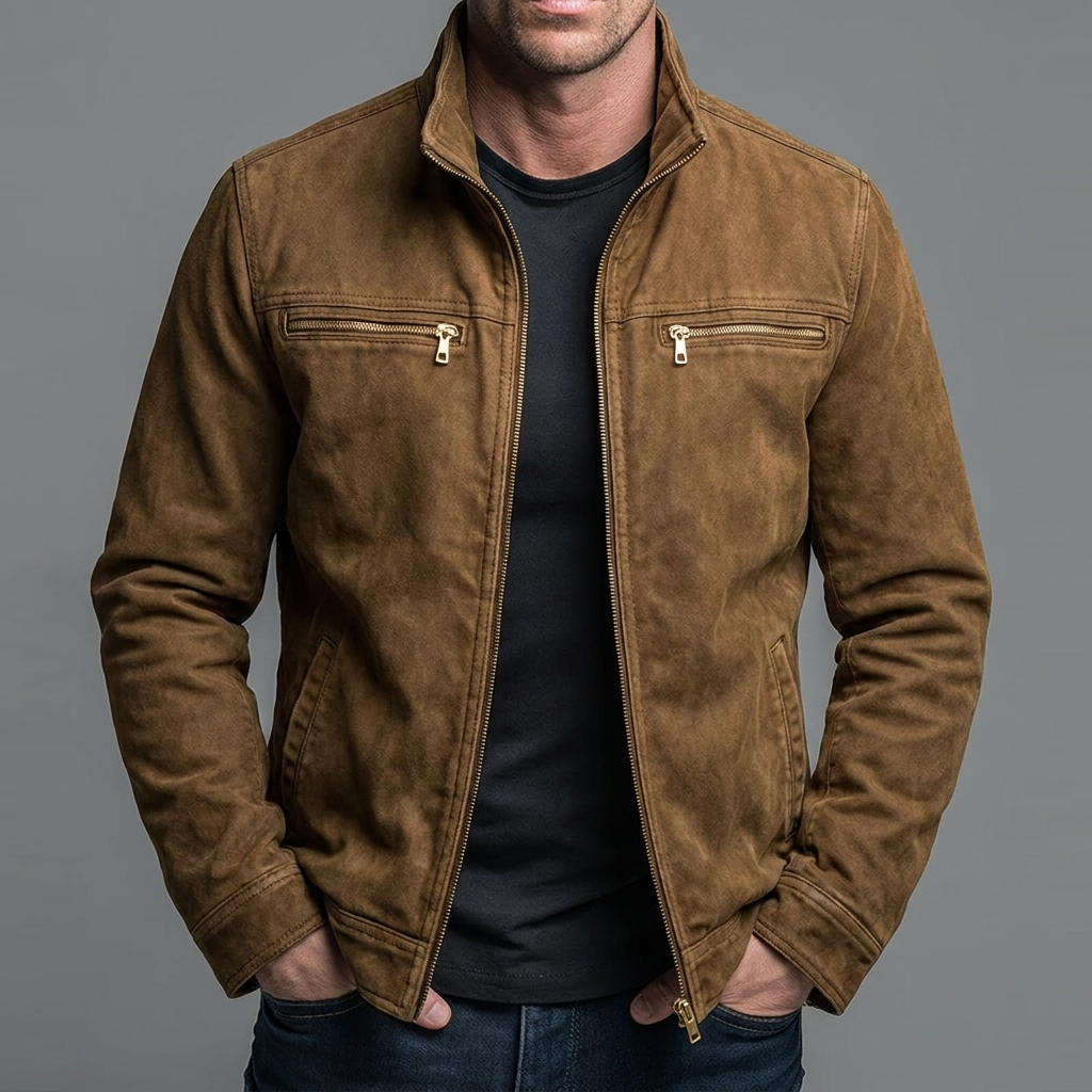 François™ | Veste vintage en coton avec fermeture zippée