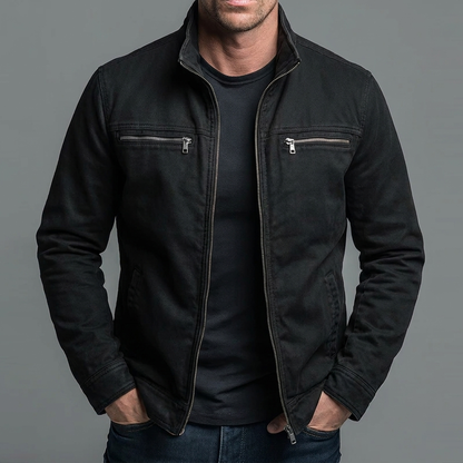 François™ | Veste vintage en coton avec fermeture zippée